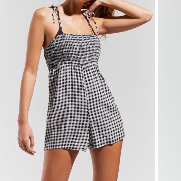 Urban Outfitters Other - Urban Outiftters Out From Under Gingham Romper NWT